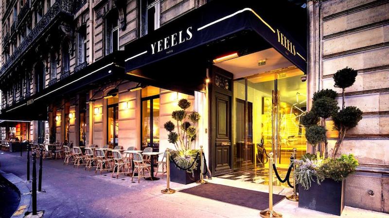 Entrada do Yeeels em Paris