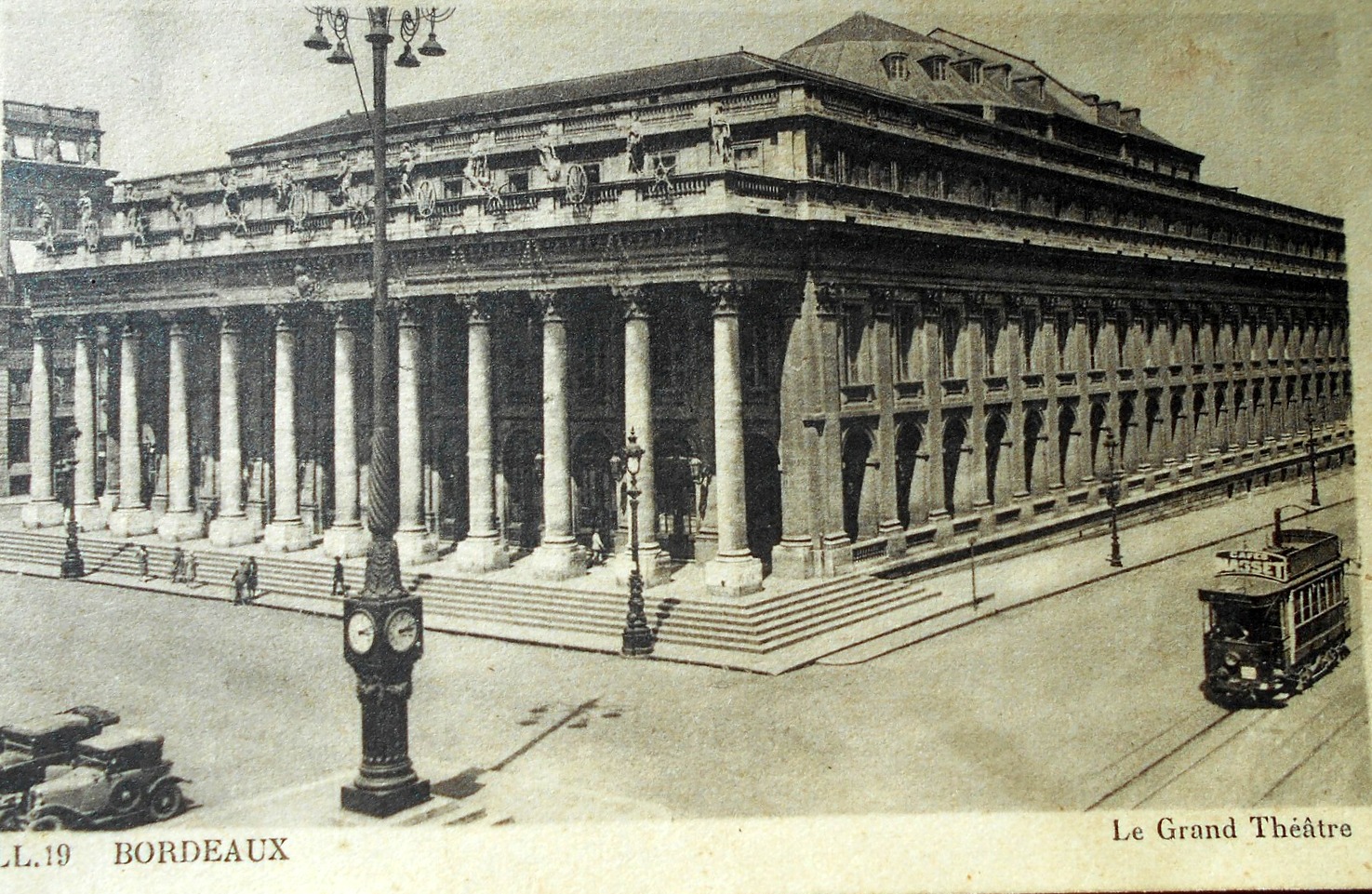 Foto antiga da Place de la Comédie