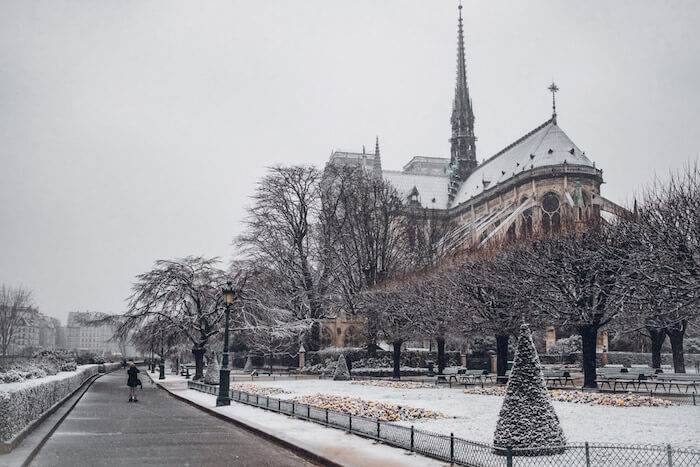Neve em Paris