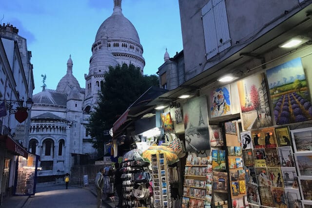 Lembrancinhas em Montmartre