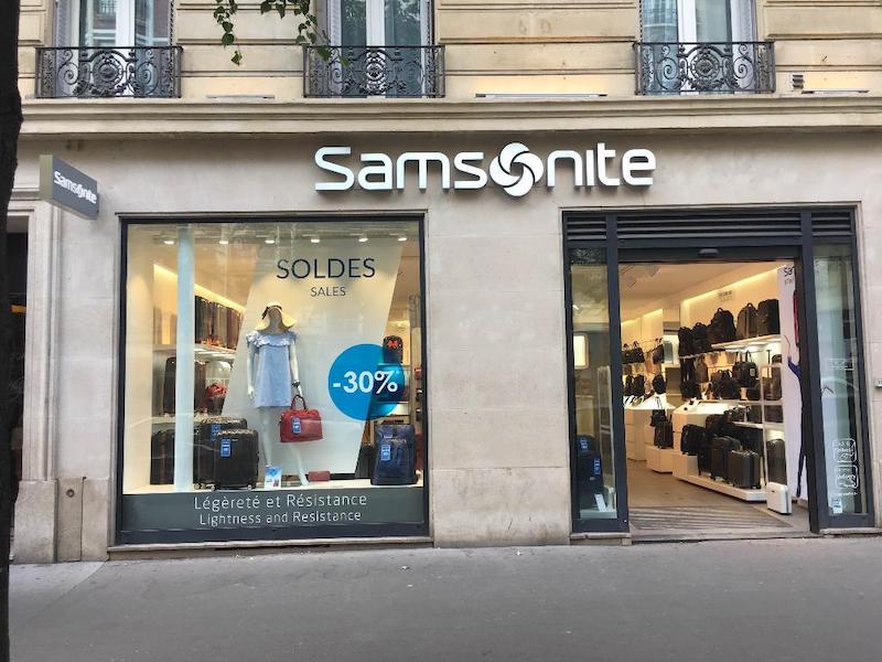 Loja Samsonite em Paris