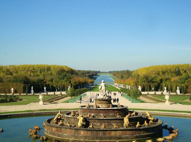 Vista desde o Palácio de Versalhes