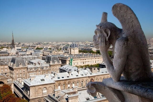 Vista do topo da Notre Dame 