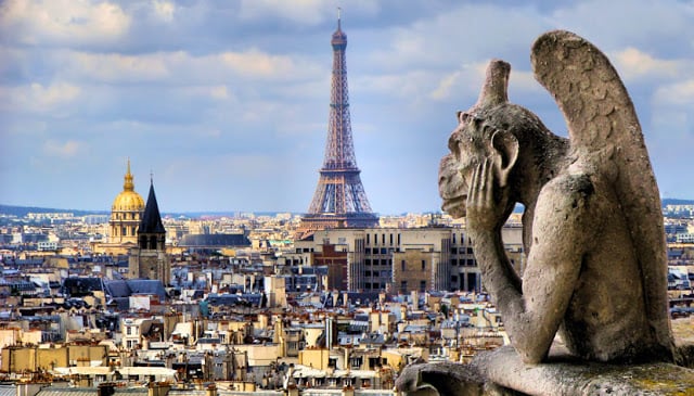 Vista de Paris da Notre Dame