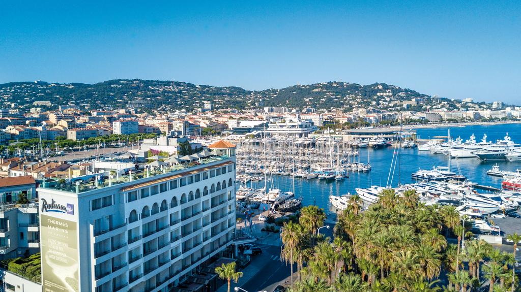 Vista de Cannes na França