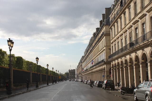 Rua Rivoli de Paris