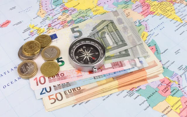 Moedas e notas de Euro