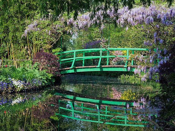A casa e os jardins de Monet em Giverny na França