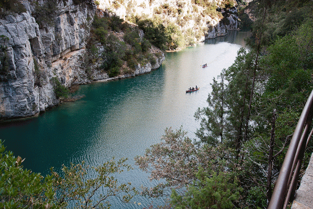 Vista da trilha de Gorges du Verdon