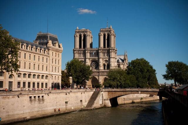 Vista da Notre Dame em Paris