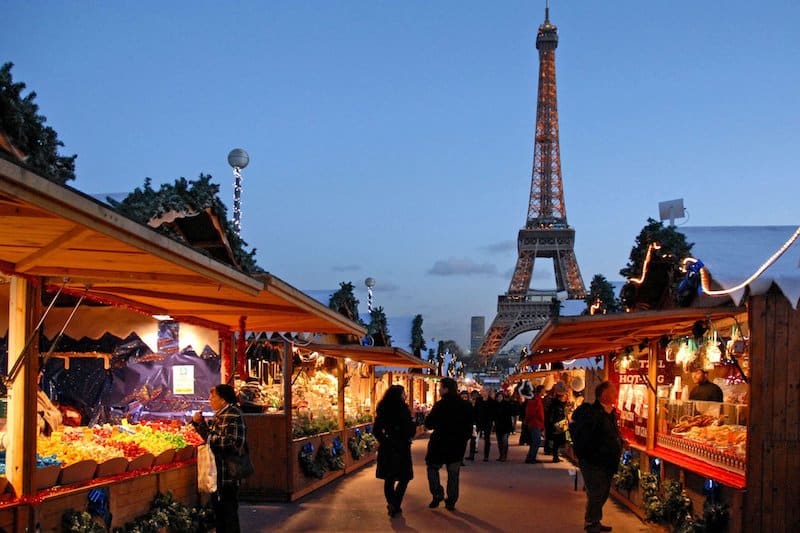 Mercados de Natal em Paris