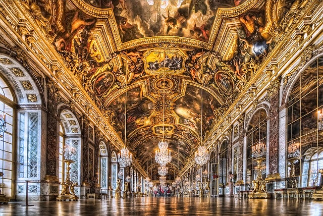 Palácio de Versailles perto de Paris