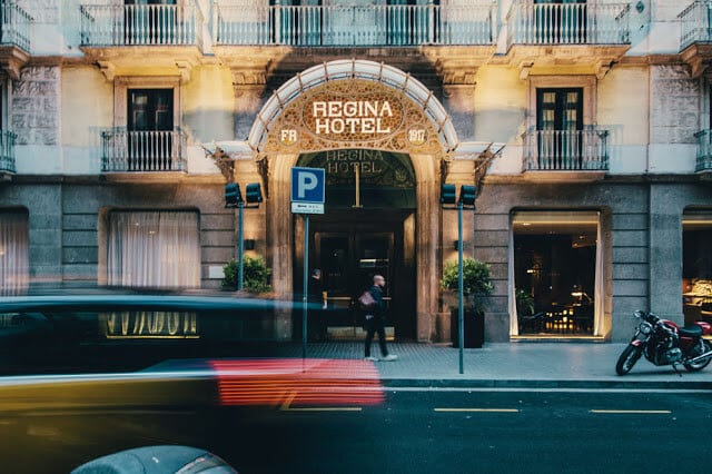 Vista do Hotel Régina em Paris