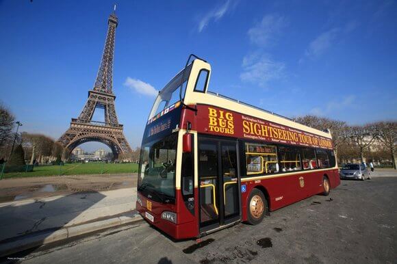 Tour guiado de ônibus em Paris
