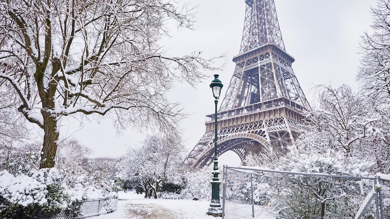 Inverno na França