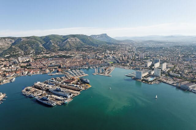Cidade de Toulon na França