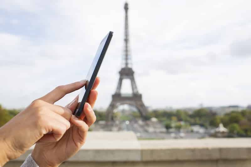 Usando o celular na França e Europa