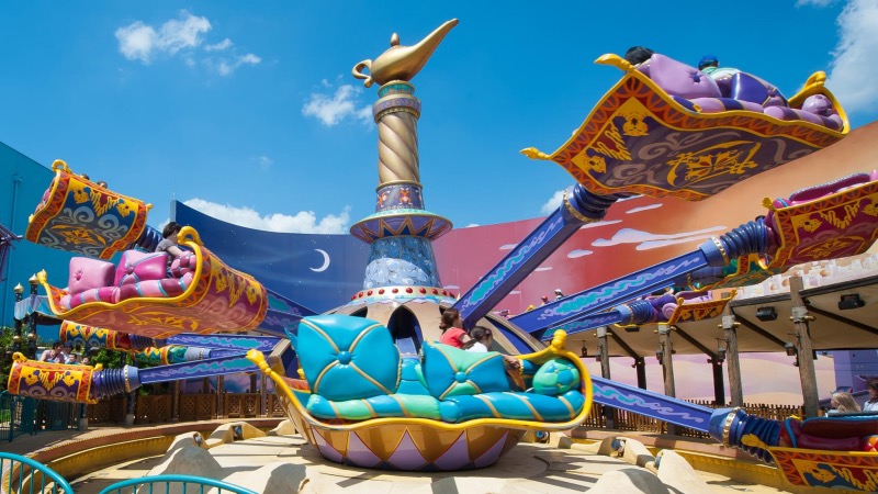 Les Tapis Volants - Flying Carpets Over Agrabah no parque Walt Disney Studios em Paris