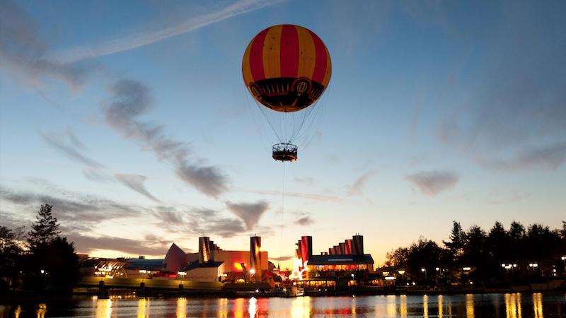 Balão PanoraMagique na Disney Village em Paris