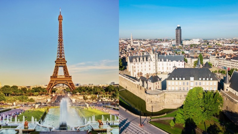 Paris e Nantes