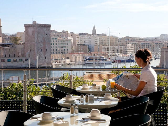 Hotéis no centro turístico de Marselha