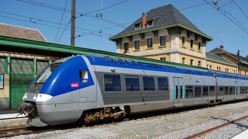 Viagem de trem de Lourdes a Toulouse