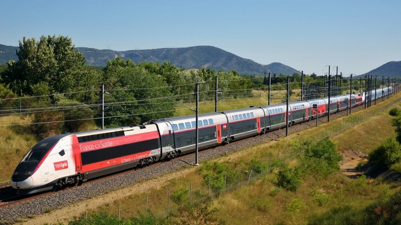 Viagem de trem de Paris a Berna