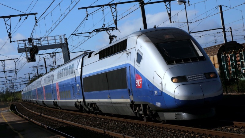 Viagem de trem de Paris a Montpellier