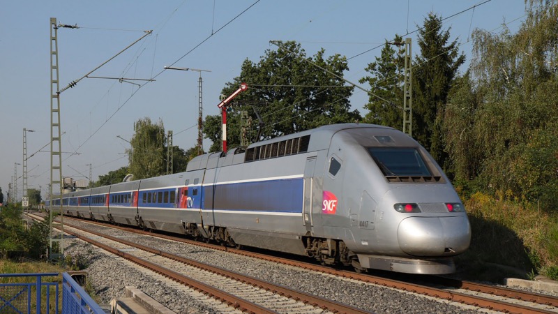 Viagem de trem de Paris a Nantes