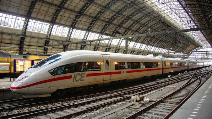 Viagem de trem de Paris a Colônia
