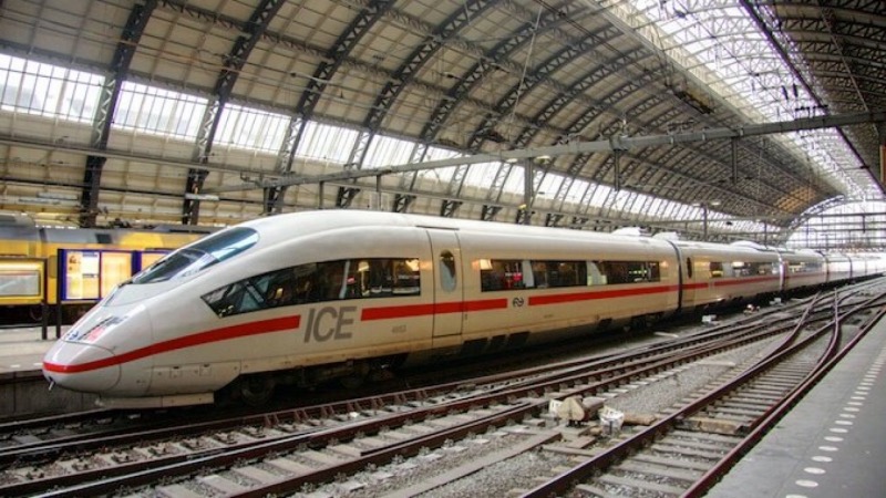 Viagem de trem de Paris a Frankfurt