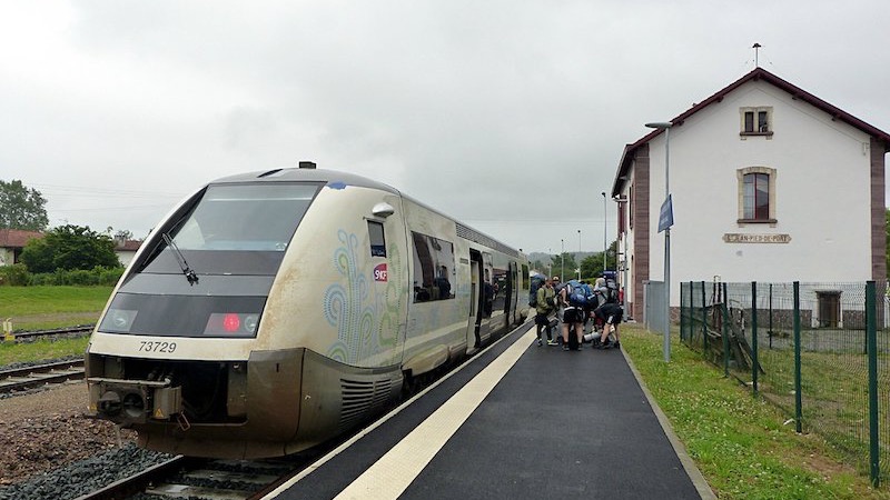 Viagem de trem de Paris a Saint Jean Pied De Port