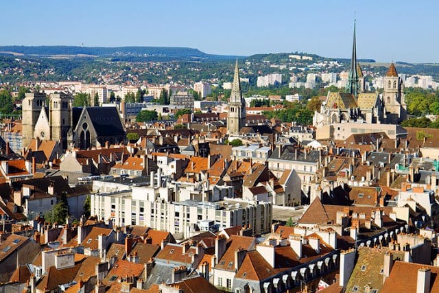Cidade de Dijon em Borgonha