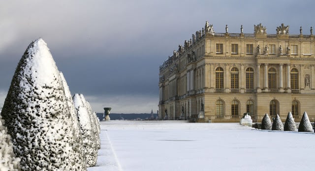 Palácio de Versalhes no inverno