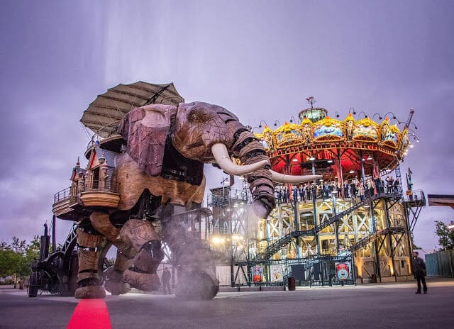 Elefante Gigante da Iles de Machine em Nantes