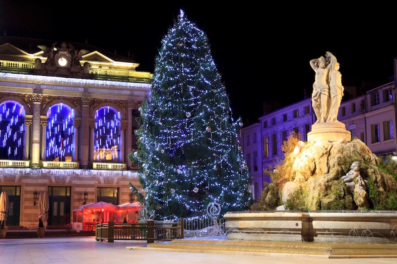 Árvore de Natal em Montpellier