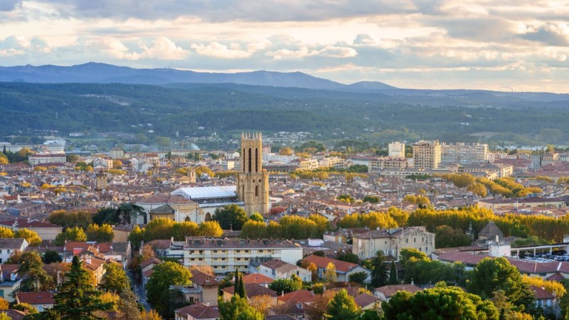 Vista da cidade Aix-en-Provence
