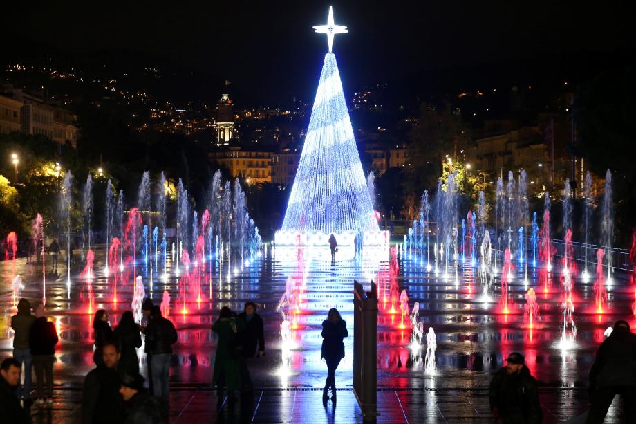 Luzes de Natal em Nice