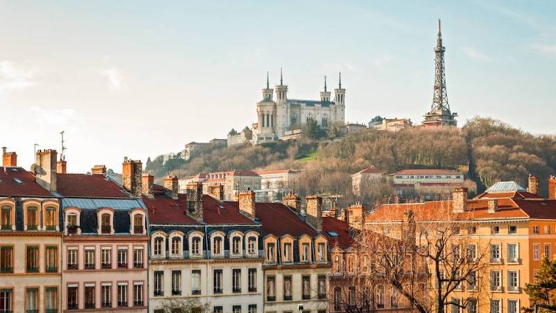 Vista da cidade de Lyon