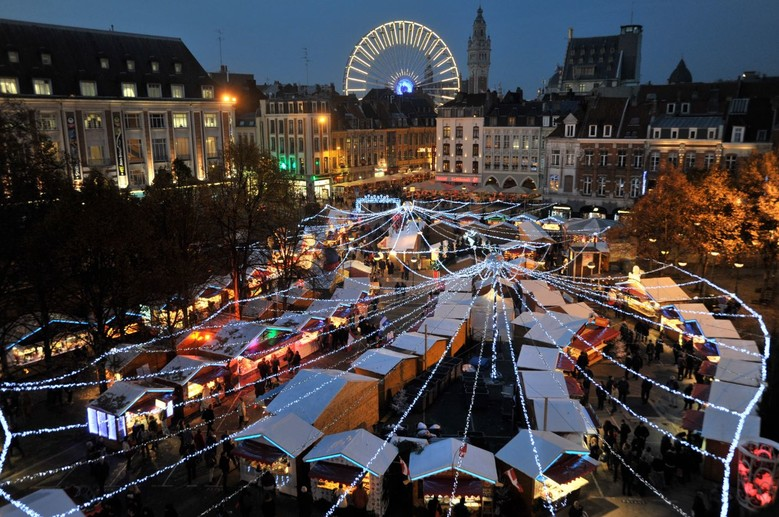 Mercado de Natal em Lille