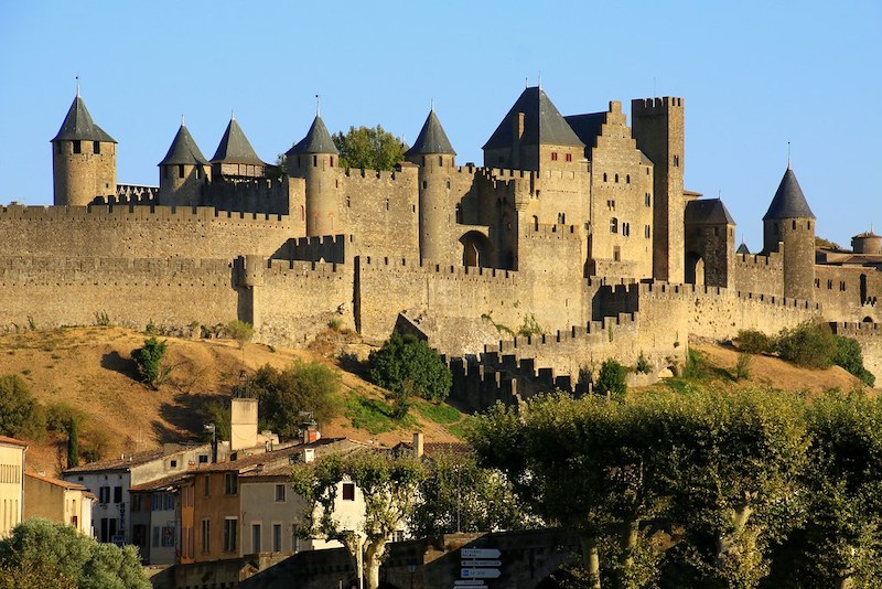 Muros em Carcassonne