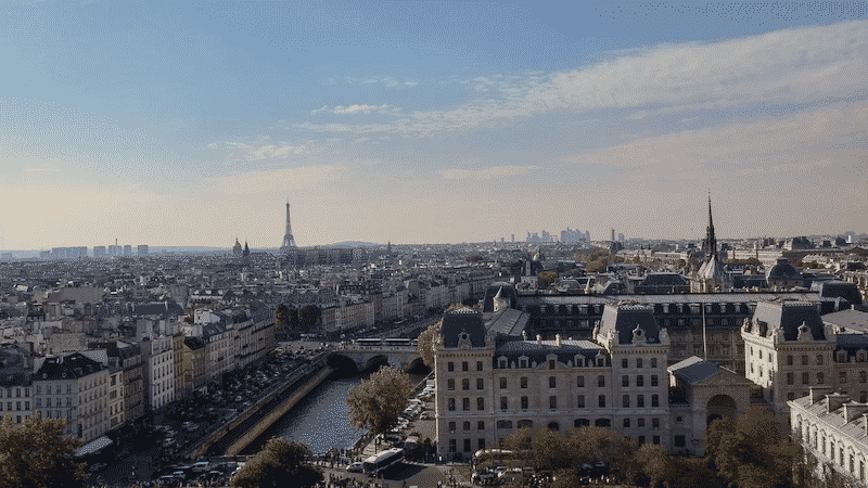 Paisagem da cidade Paris