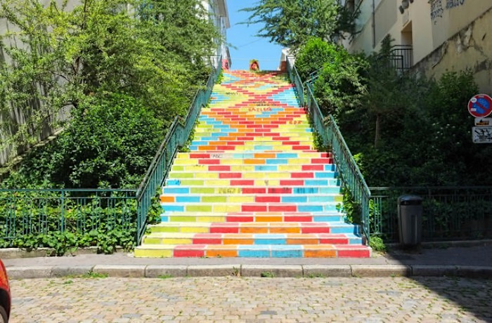 Escadaria Prunelle em Lyon