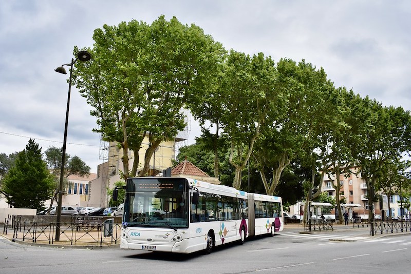 Ônibus em Carcassonne