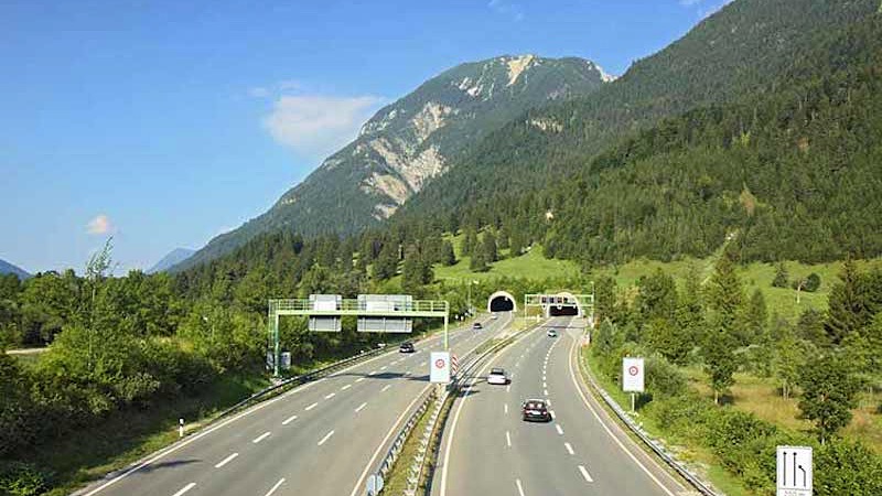 Estrada entre França e Alemanha