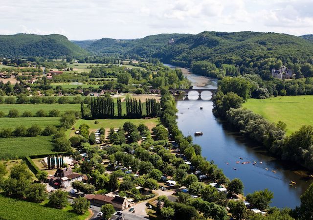 Vista de paisagem na França