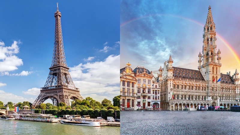 Paris e Bruxelas