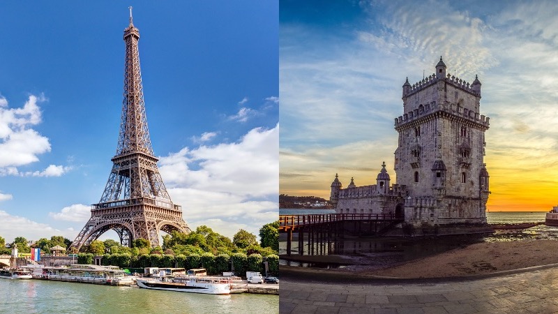 Paris e Lisboa