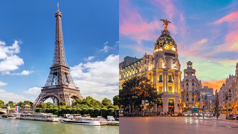 Paris e Madri