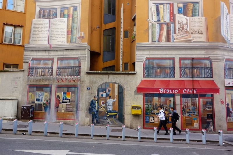 Mural de arte em Lyon